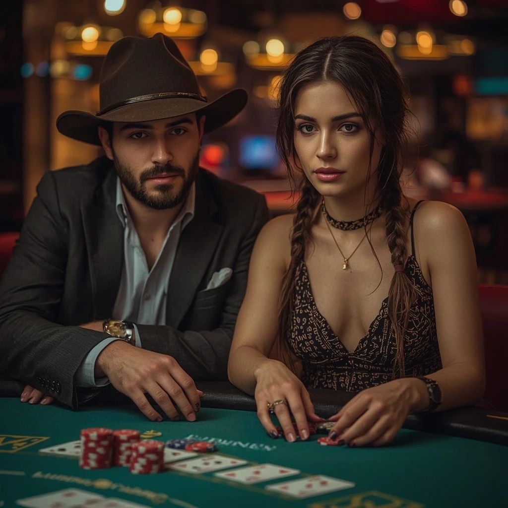 photo de deux joueurs de poker OHMYZINO CASINO